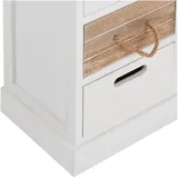 CARO-Möbel Kommode Salva 54 x 51 x 27 cm Weiß