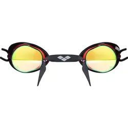 ARENA arena Unisex Wettkampf Schwimmbrille Swedix, Red/Yellow/Black, ONE SIZE