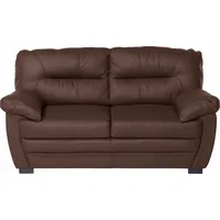 2-Sitzer COTTA "Royale", braun, B:160cm H:86cm T:90cm, NaturLEDER (echtes Rindsleder), Kunstleder SOFTLUX, Luxus-Kunstleder, Luxus-Microfaser (100% Polyester), Sofas