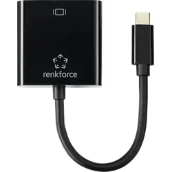 Renkforce USB-C-Stecker auf VGA-Buchse Adapter
