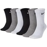 Nike Socken 6er Pack WEISS|perlgrau 34-38