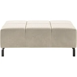 INOSIGN Hockerbank »Ancona New« passend zum Ecksofa "Ancona New", auch in Easy care-Bezug beige