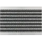 Astra Fußmatten – anthrazit – Aluminiumrahmen – sehr robust – feiner oder grober Struktur – Türmatte – Matte – Sauberlauf – 60 x 40 x 1 cm...