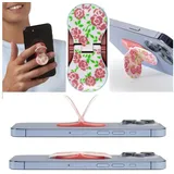 Bookchair Zipgrips 2-in-1 Handygriff & Aufsteller pink flowers 2er Set