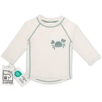 LaLoona Bade-Shirt mit UV-Schutz, Krabbe, Offwhite, Größe 74/80
