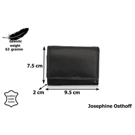 Josephine Osthoff Handtaschen-Manufaktur Josephine Osthoff Geldbörse unisex schwarz