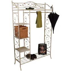 möbel direkt online Metallgarderobe "Bettina"