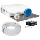 thermova 30 m2 Set Tackersystem Rollbahn 20 mm WLG 045 16 x 2 Aluverbundrohr Raster 10 cm + Zubehör