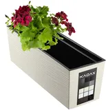 Kadax Blumenkasten 18 x 56 x 195 cm Weiß