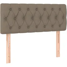 vidaXL Kopfteil Taupe 100x7x78/88 cm Stoff