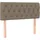 vidaXL Kopfteil Taupe 100x7x78/88 cm Stoff