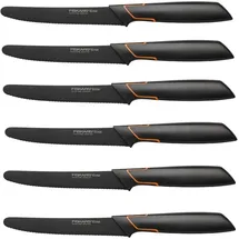 Fiskars Edge Tomatenmesser 6 cm 6-tlg. Schwarz/Orange
