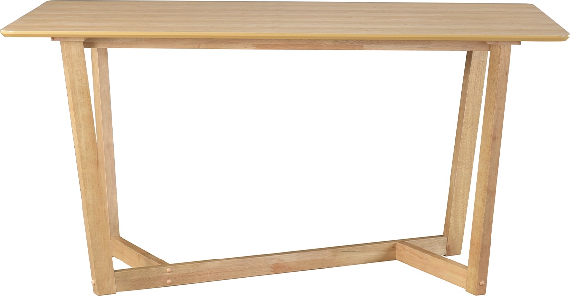 Table design rectangulaire en bois clair L150 cm KOUK