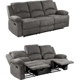 luma-home schönes für dein zuhause luma-home 3-Sitzer-Relaxsofa, Anthrazit & Couches, Sofas, 3-Sitzer Sofas