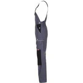 Planam Latzhose Canvas 320 Gr. 29 grau/schwarz