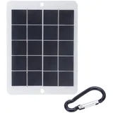 Fafeicy Solarpanel Ladegerät 3W 5V Monokristallin Mini Solarmodul USB Port Tragbar IP67 Wasserdicht für Mobiltelefon Powerbank Outdoor Camping