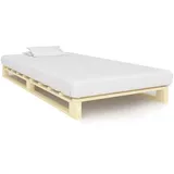 vidaXL Palettenbett 100 x 200 cm Braun