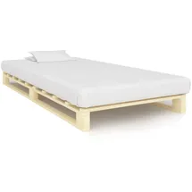 vidaXL Palettenbett 100 x 200 cm Braun