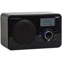 Scansonic IN220BT (Internetradio, DAB+, Bluetooth, WLAN), Radio, Schwarz
