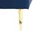 Beliani Flayat 140 x 200 cm Blau/Gold