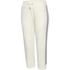 H.I.S. Damen, Relax-Caprihose beige|weiß L