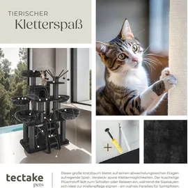 Tectake Gismo 195 cm schwarz