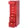 Proregal Housten Rollcontainer 110x28x41 cm Rot