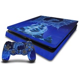 Head Case Designs Offizielle Ed Beard Jr Winter Seele Drachen Vinyl Haut Gaming Aufkleber Abziehbild Abdeckung kompatibel mit Sony Playstation 4 PS4 Slim Console and DualShock 4 Controller