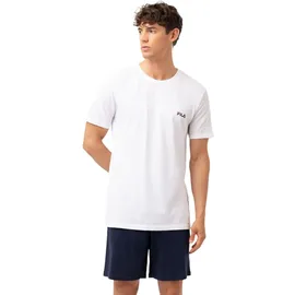 Fila Schlafanzug MAN JERSEY PYJAMAS Weiß XXL (56/58)