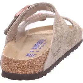 Birkenstock Arizona Weichbettung Veloursleder schmal taupe 36
