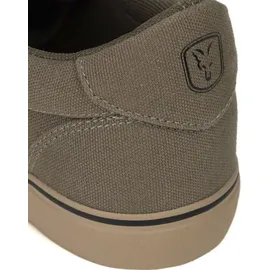 Fox International Fox Khaki Canvas Shoe - Größe: 44