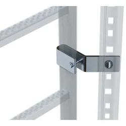 Zarges Schienenbefestigung für Leiterholm Edelstahl 58 × 25 mm Holme