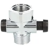 tecuro Duschstopp - Wasserstop für Handbrause Duschbrause - verchromt
