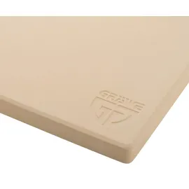 Gräwe Pizzastein 38 x 30 cm Cordierit beige/braun