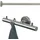 Tiger Boston Teleskop Handtuchhalter, + Handtuchhaken,