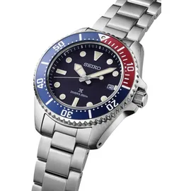 Seiko SNE595P1 Prospex Sea Herren-Solaruhr für Taucher Blau/Rot