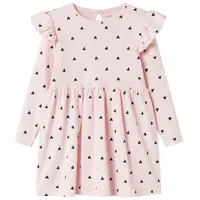 NAME IT Minikleid NMFDHEART LS DRESS rosa 98