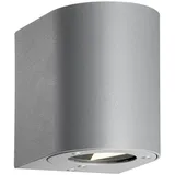 Nordlux Außenwandleuchte Aluminium, Metall grau 12 W inkl. LED-Lampe