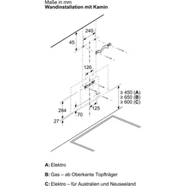 Siemens LC67KFN60 Kopffreihaube 60 cm Schwarz