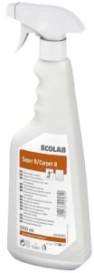 ECOLAB Carpet B Teppich Fleckenentferner, Zur Beseitigung von öl- und fetthaltigen Flecken aus Textilien, 500 ml - Sprühflasche