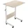 soges Laptoptisch Beistelltisch höhenverstellbarer Tisch mit Rollen, 60x40cm PC Tisch Notebook Sofatisch Laptopständer Notebookständer Pflegetisch für Bett und Sofa, Weiß 05#1-60MP