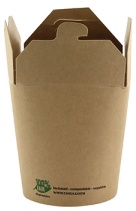 Papstar Pure „100% Fair“ Snackboxen aus Pappe, eckig, Umweltfreundliche Snack-Box aus der Verpackungs-Serie „100% Fair“, 1 Packung = 25 Stück, 230 ml