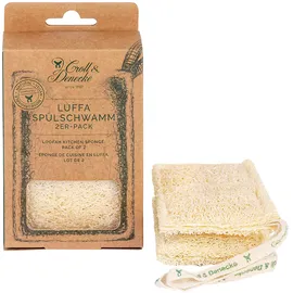Croll & Denecke Luffa Spülschwamm 2er-Set