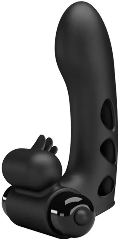 PRETTY LOVE - ORLANDO SCHWARZE VIBRATOR-FINGERHÜLLE