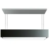 falmec Levante Inselhaube 120 cm Graphit All Matt