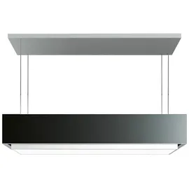 falmec Levante Inselhaube 120 cm Graphit All Matt