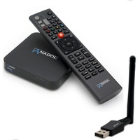 [Test SEHR GUT *] Anadol IP8 4K UHD Smart TV Box mit 2 Betriebssystemen: Define OS & E2 Linux - Sat to IP TV Receiver für Fernseher, Mediathek, YouTube, HDR, HLG + 600Mbit WiFi Stick