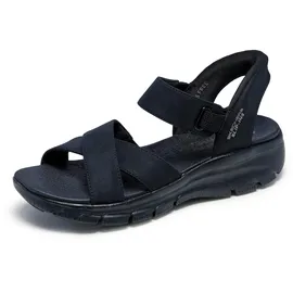 SKECHERS 163534 BBK EASY Going - Somewhere SUNNY Schwarz Sandal Gr. 41