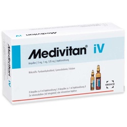 Medivitan iV Doppel-Ampullen bei Vitamin B-Mangel