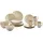 Asa Selection ASA Kombiservice Cafe del Mar, Beige, Keramik, 20-teilig, Uni, 250 ml, Essen & Trinken, Geschirr, Geschirr-Sets, Kombiservice